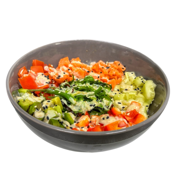 Поке с лососем